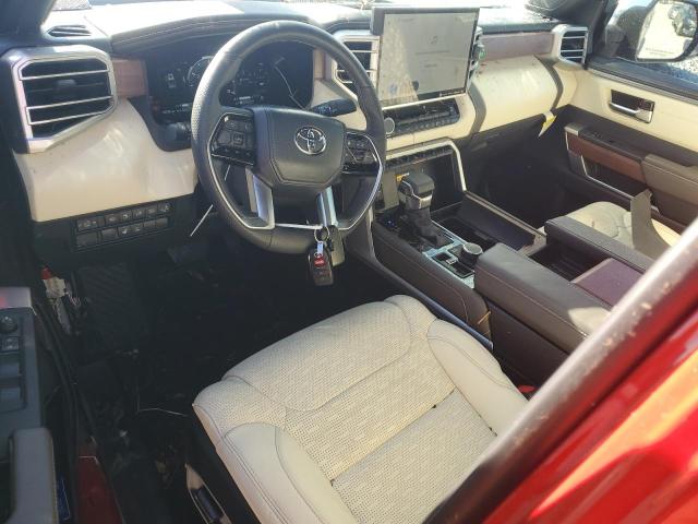  TOYOTA TUNDRA 2024 Czerwony