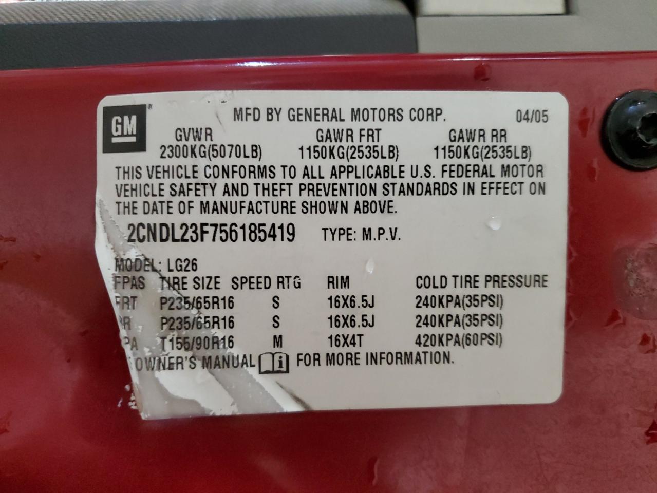 2005 Chevrolet Equinox - Image 13