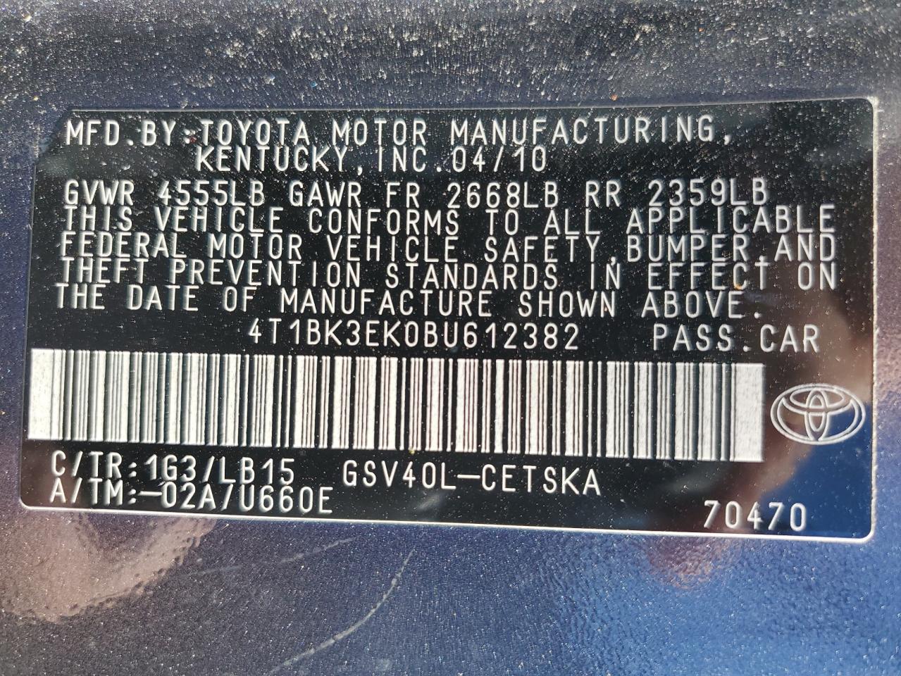 2011 Toyota Camry - Image 14