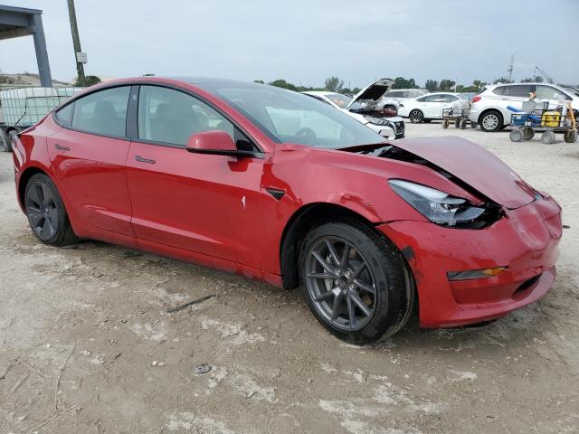  TESLA MODEL 3 2022 Czerwony