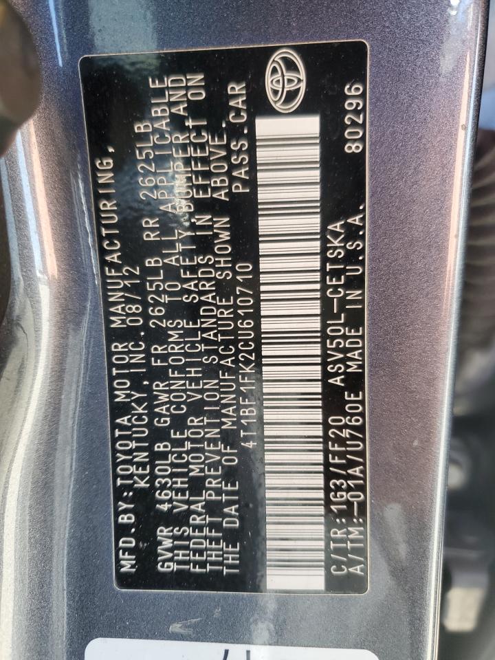 2012 Toyota Camry - Image 12