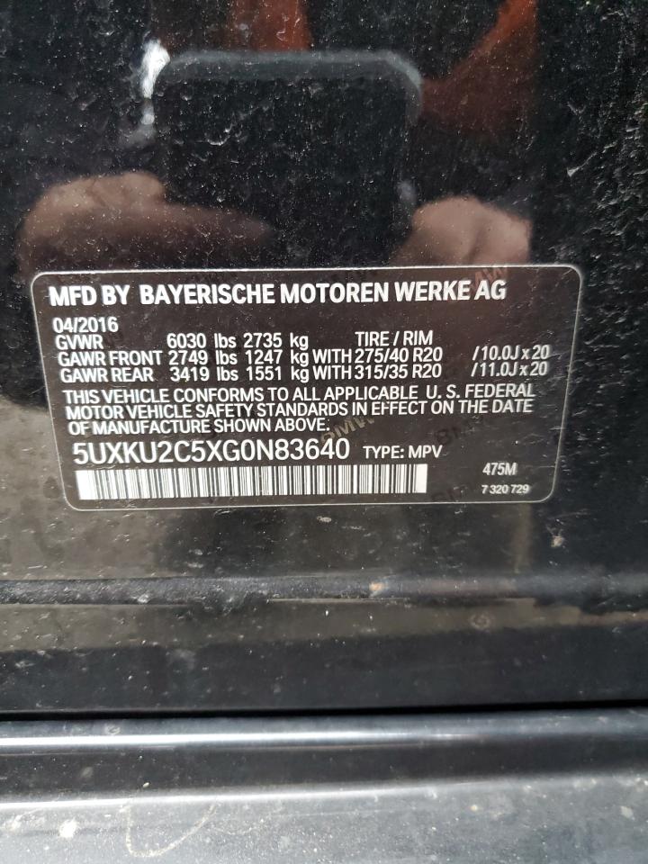 2016 BMW X6 - Image 13
