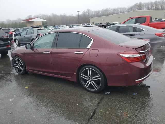 Sedans HONDA ACCORD 2016 Maroon
