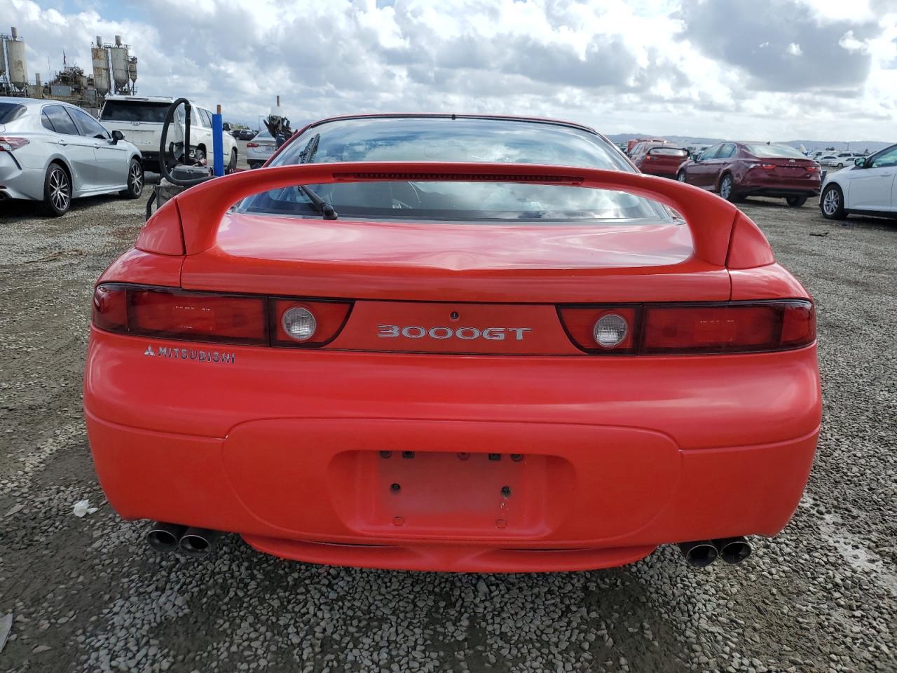 VIN: JA3AM44H4VY003619 Auction: COPART Lot: 48215425 Location: CA - SAN DIEGO VIN: JA3AM44H4VY003619 MITSUBISHI 3000GT 1997 RED Photo 6
