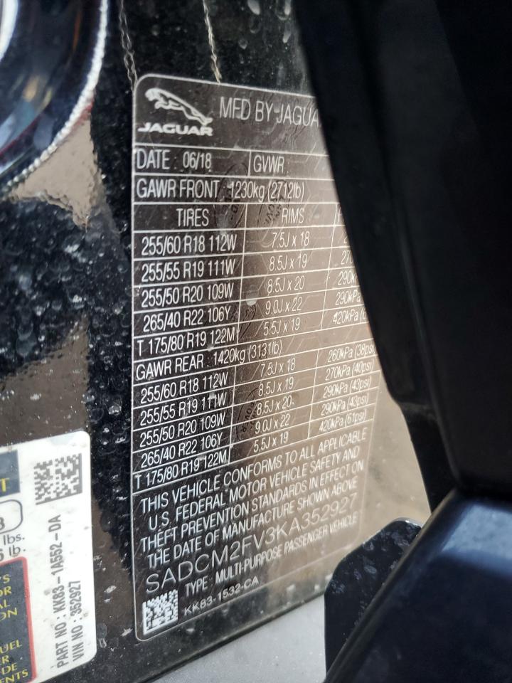 2019 Jaguar F-Pace - Image 13