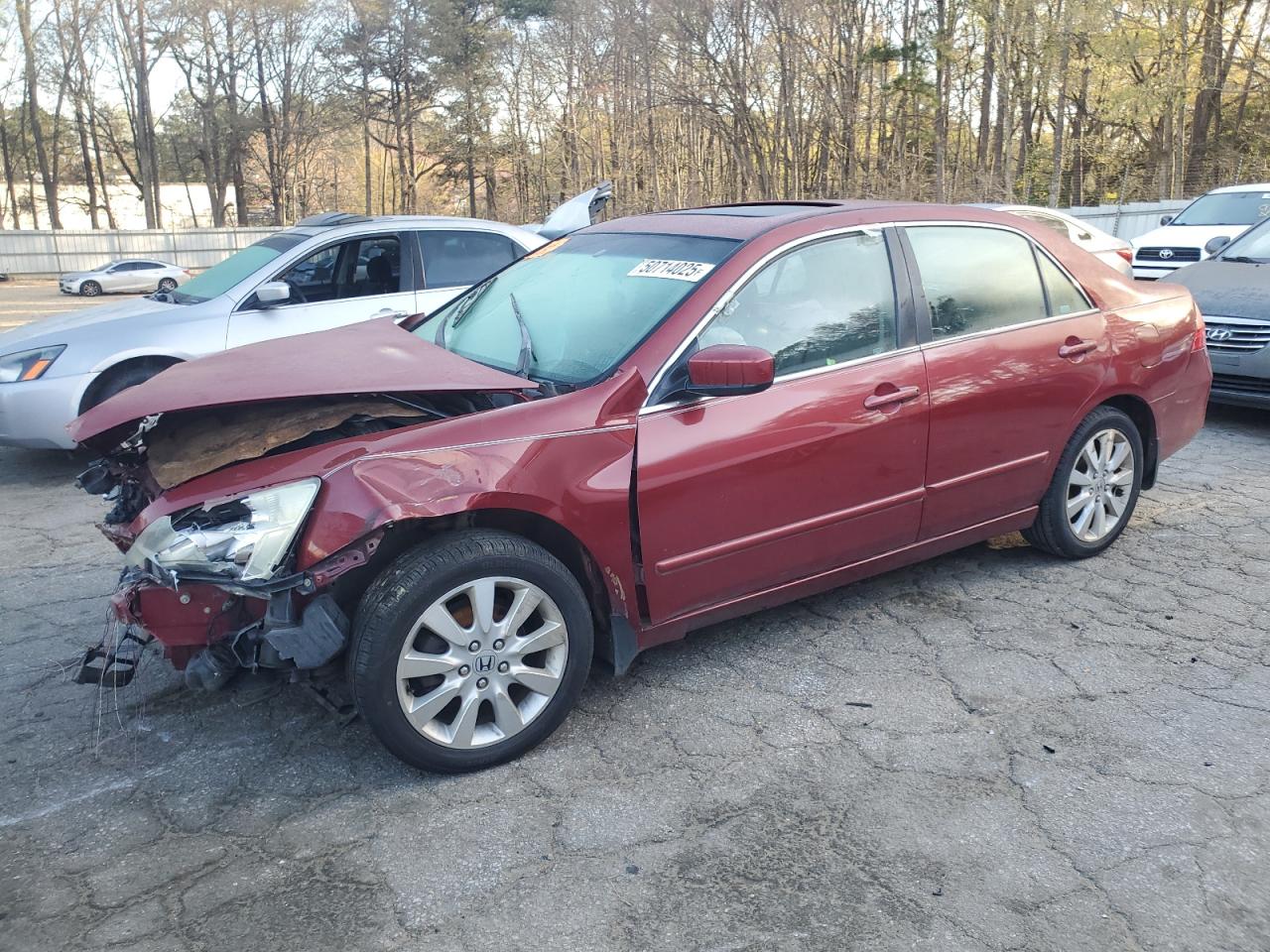 2007 Honda Accord Ex de vânzare în Austell, GA - Front End