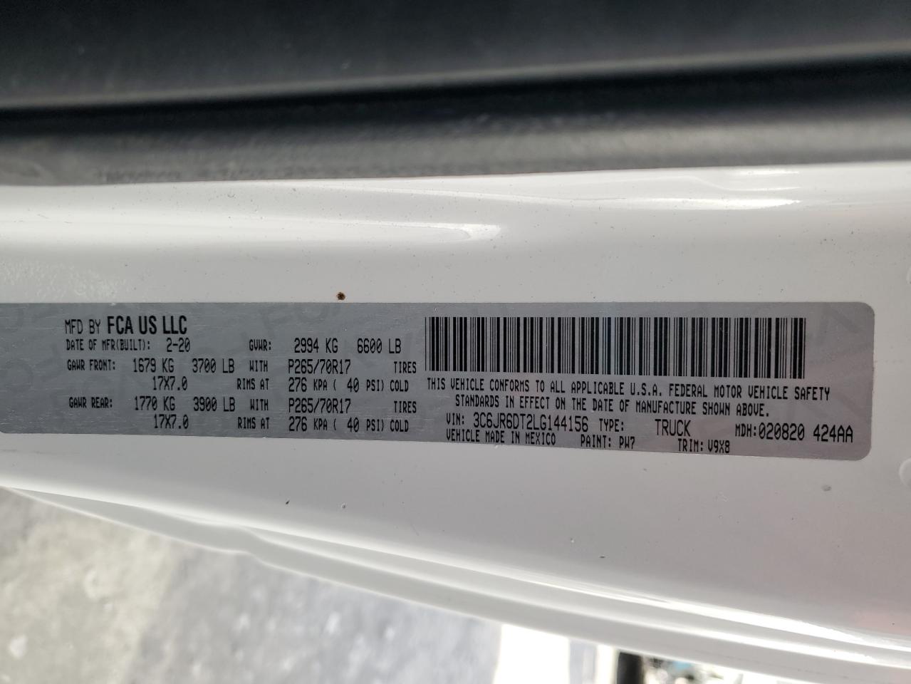2020 RAM 1500 - Image 12