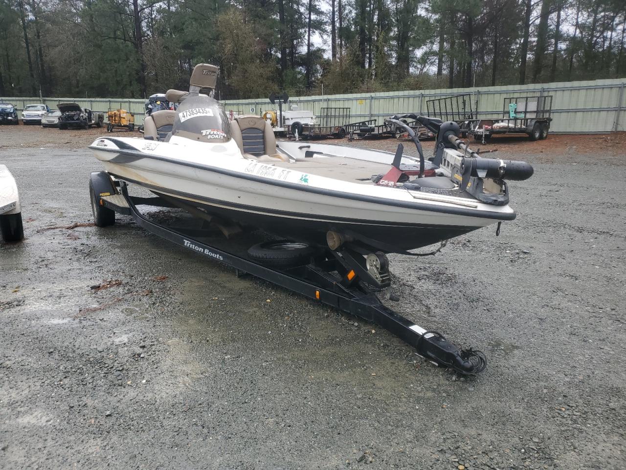 2008 Triton Boat W/Trl за продажба в Shreveport, LA - Rear End