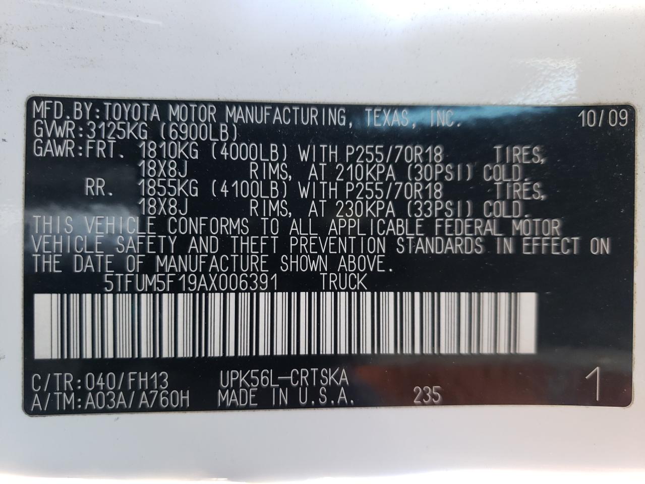 2010 Toyota Tundra - Image 12