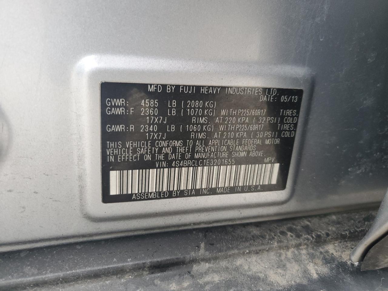 2014 Subaru Outback - Image 15