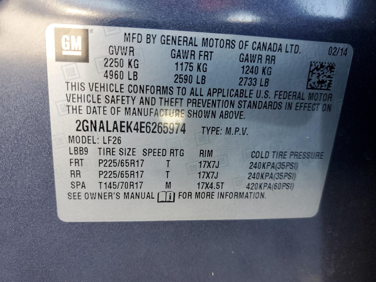 2014 Chevrolet Equinox - Image 15