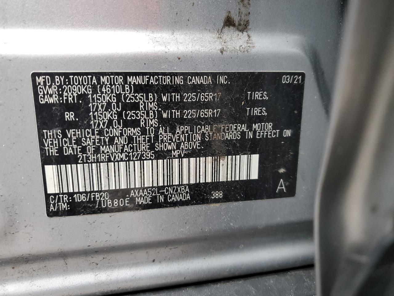 2021 Toyota RAV 4 - Image 13