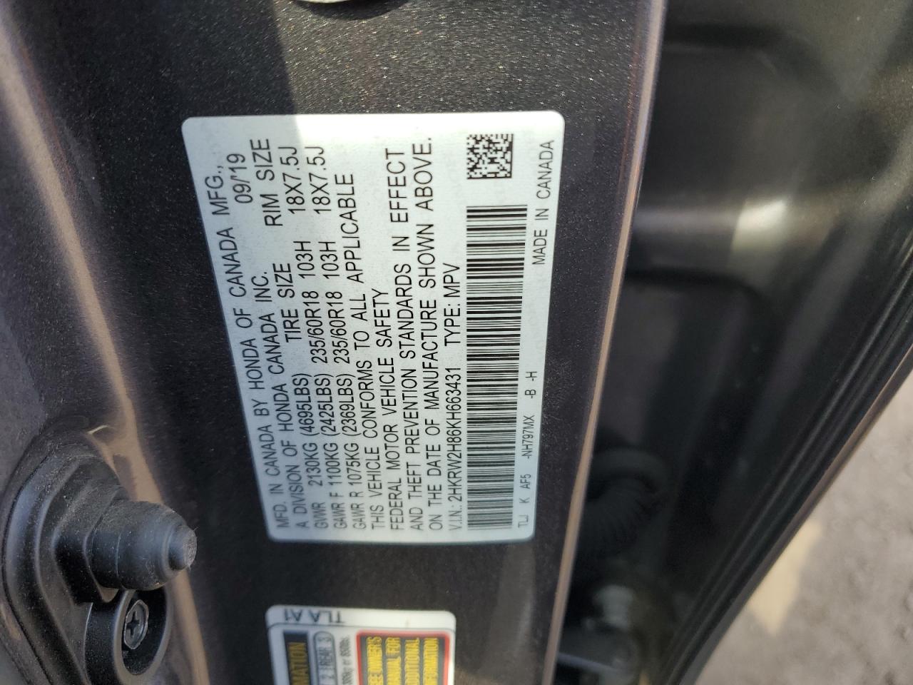2019 Honda CR-V - Image 15