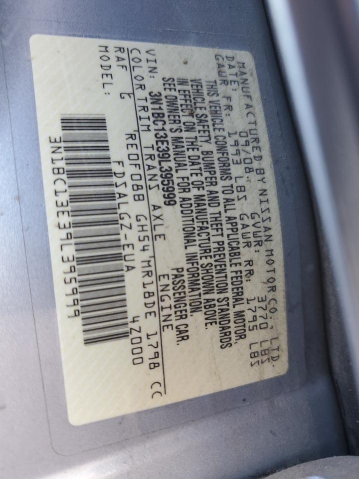 2009 Nissan Versa S VIN: 3M1BC1E39L3959900 Lot: 50225605