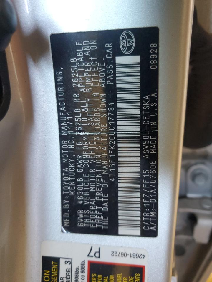 2012 Toyota Camry - Image 12