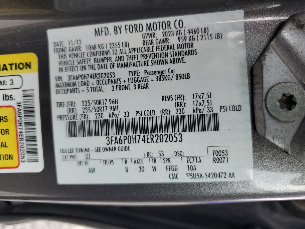 2014 Ford Fusion - Image 12
