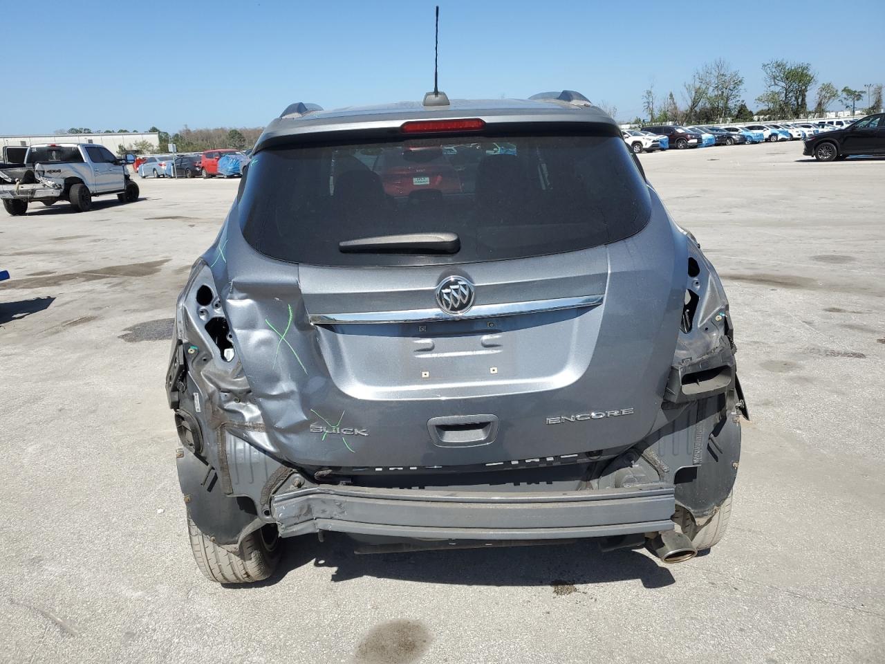 2015 BUICK ENCORE with REAR END damage, VIN KL4CJCSB4FB120904