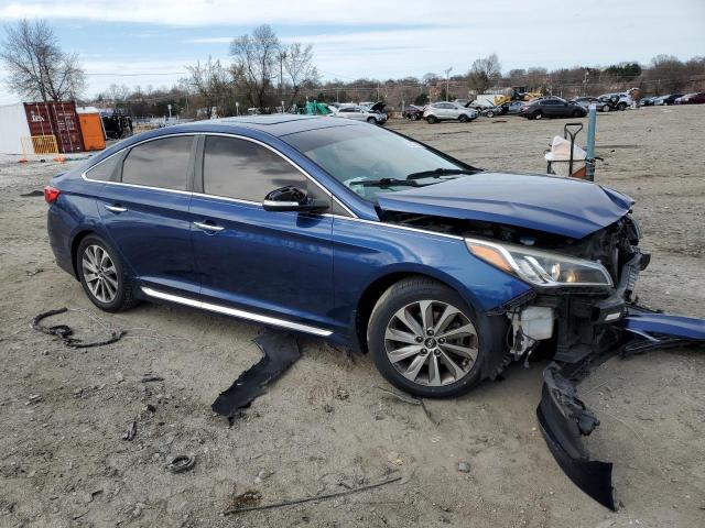  HYUNDAI SONATA 2016 Granatowy