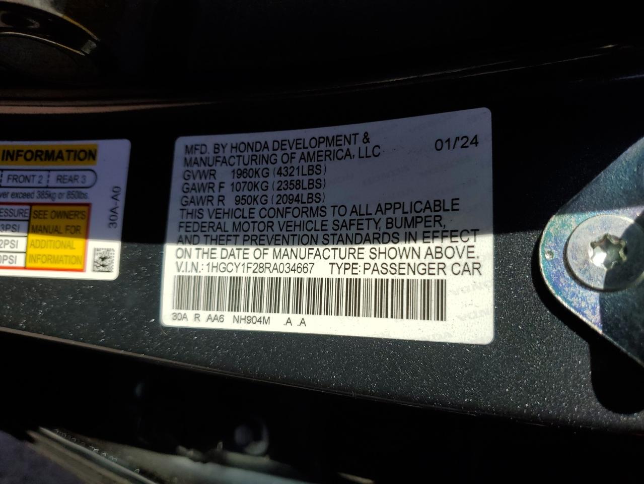 2024 Honda Accord - Image 12