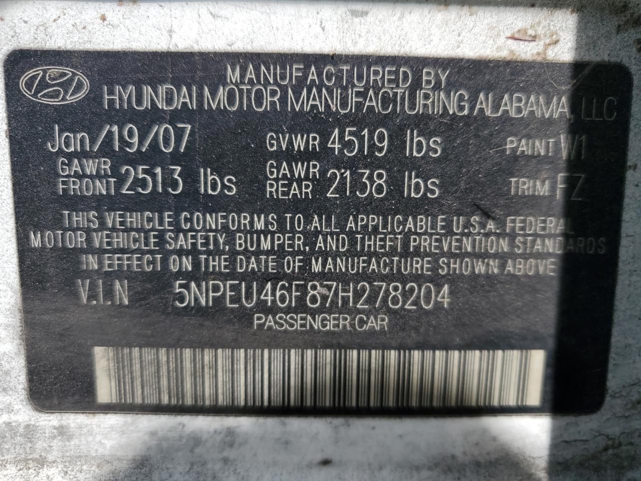 2007 Hyundai Sonata - Image 12