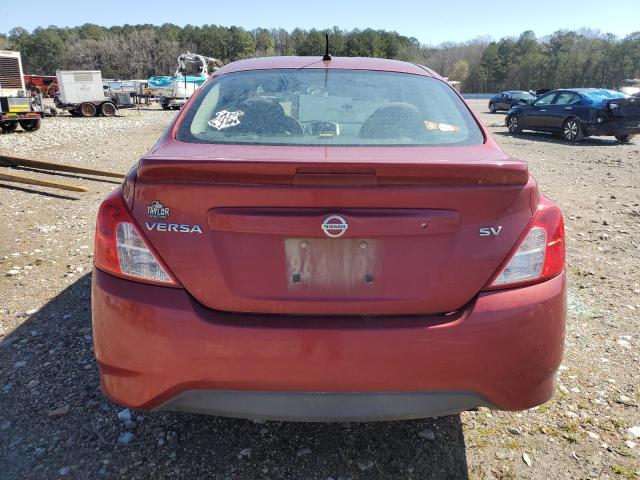  NISSAN VERSA 2017 Czerwony