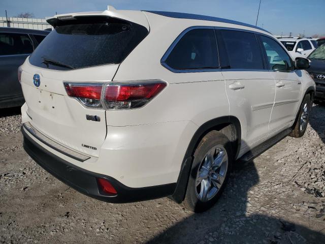  TOYOTA HIGHLANDER 2016 Белы