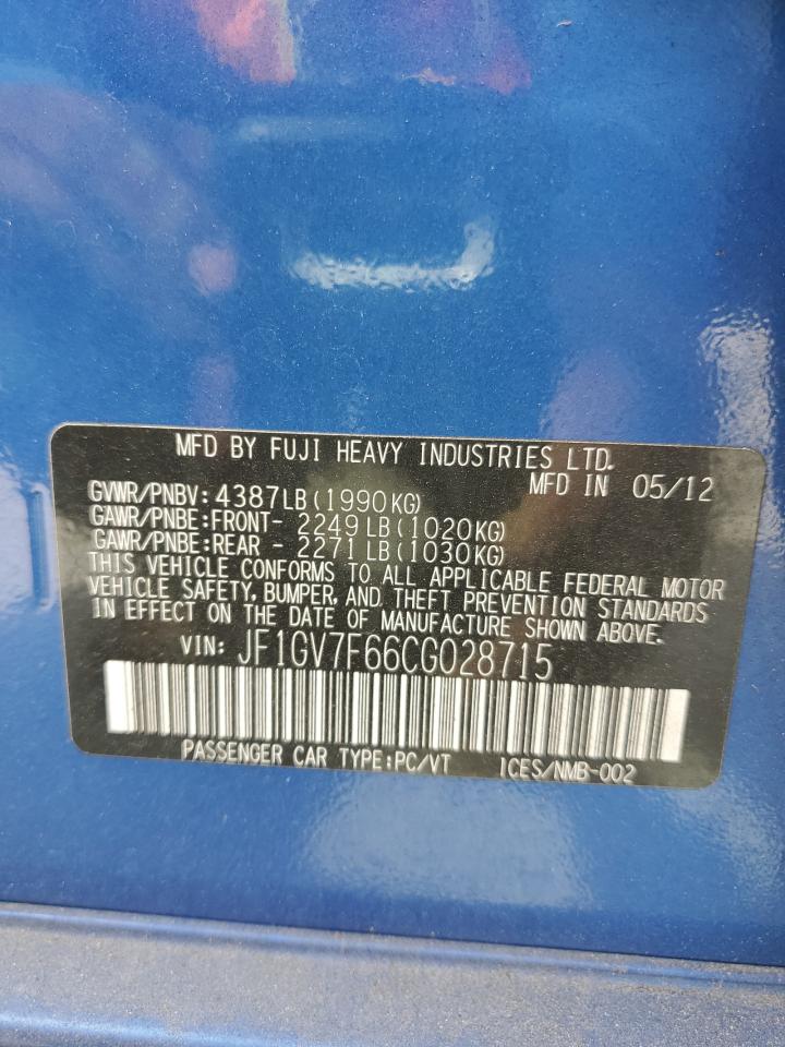 2012 Subaru WRX - Image 13