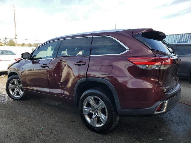  TOYOTA HIGHLANDER 2017 Burgundy