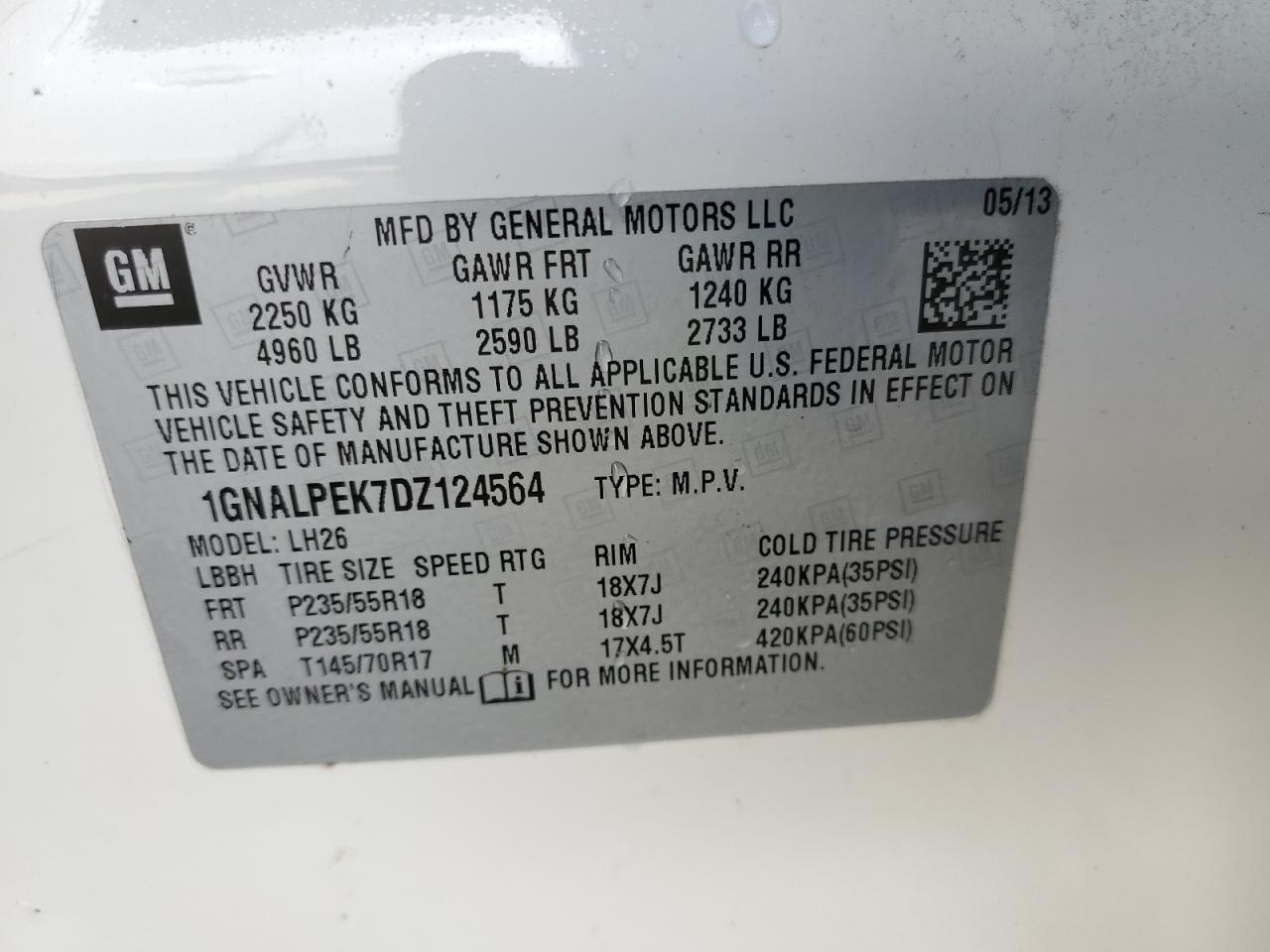 2013 Chevrolet Equinox - Image 13