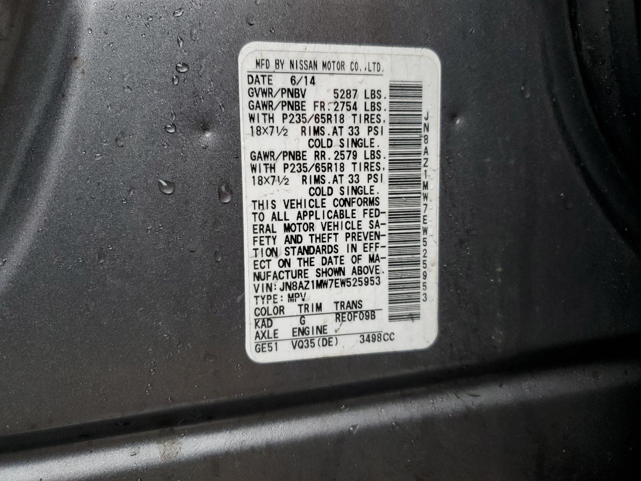 2014 Nissan Murano - Image 13