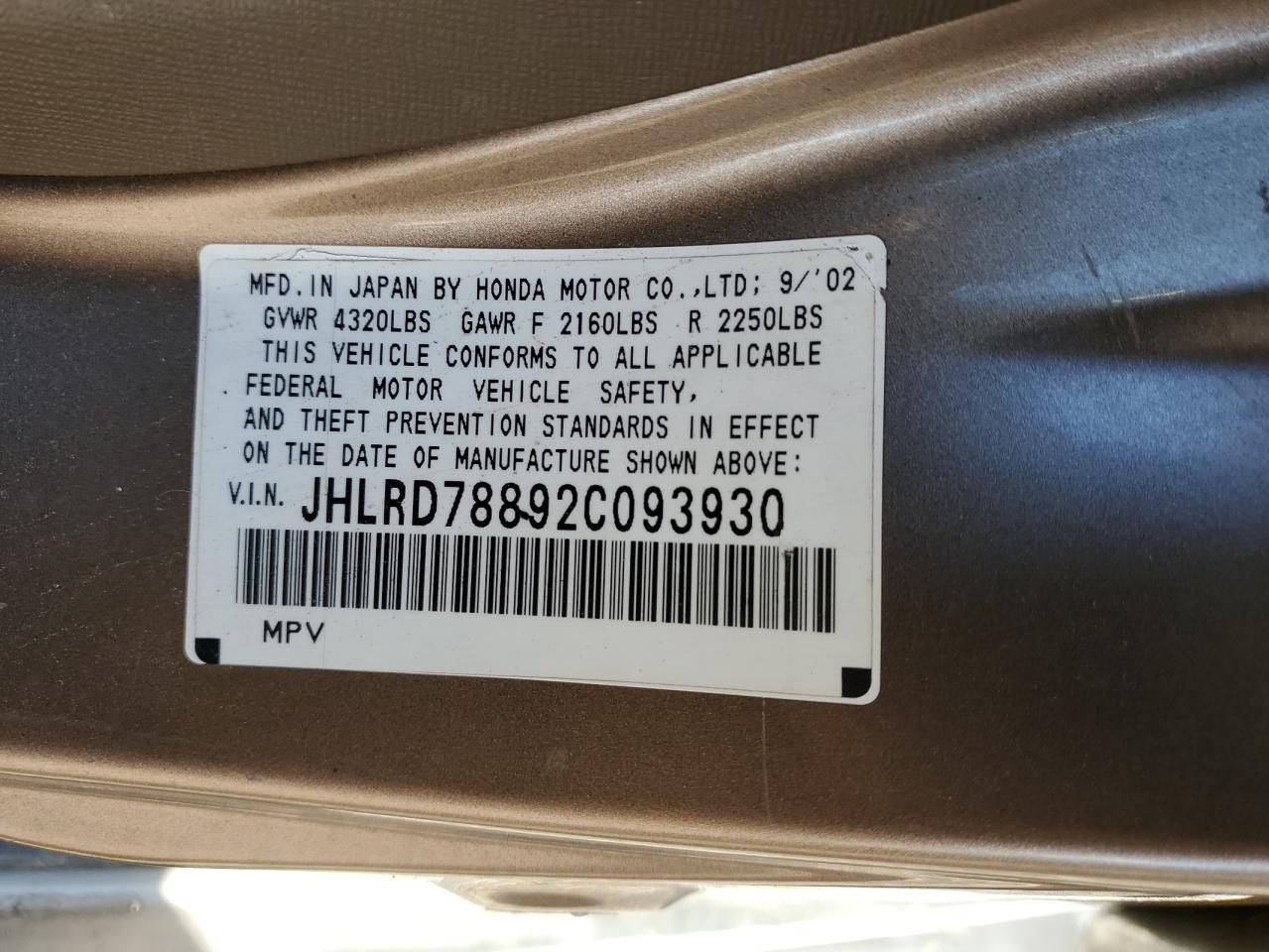 2002 Honda CR-V - Image 14