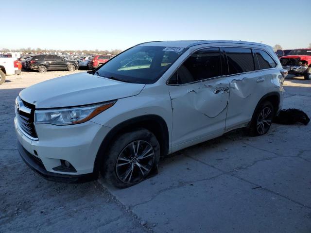  TOYOTA HIGHLANDER 2016 White