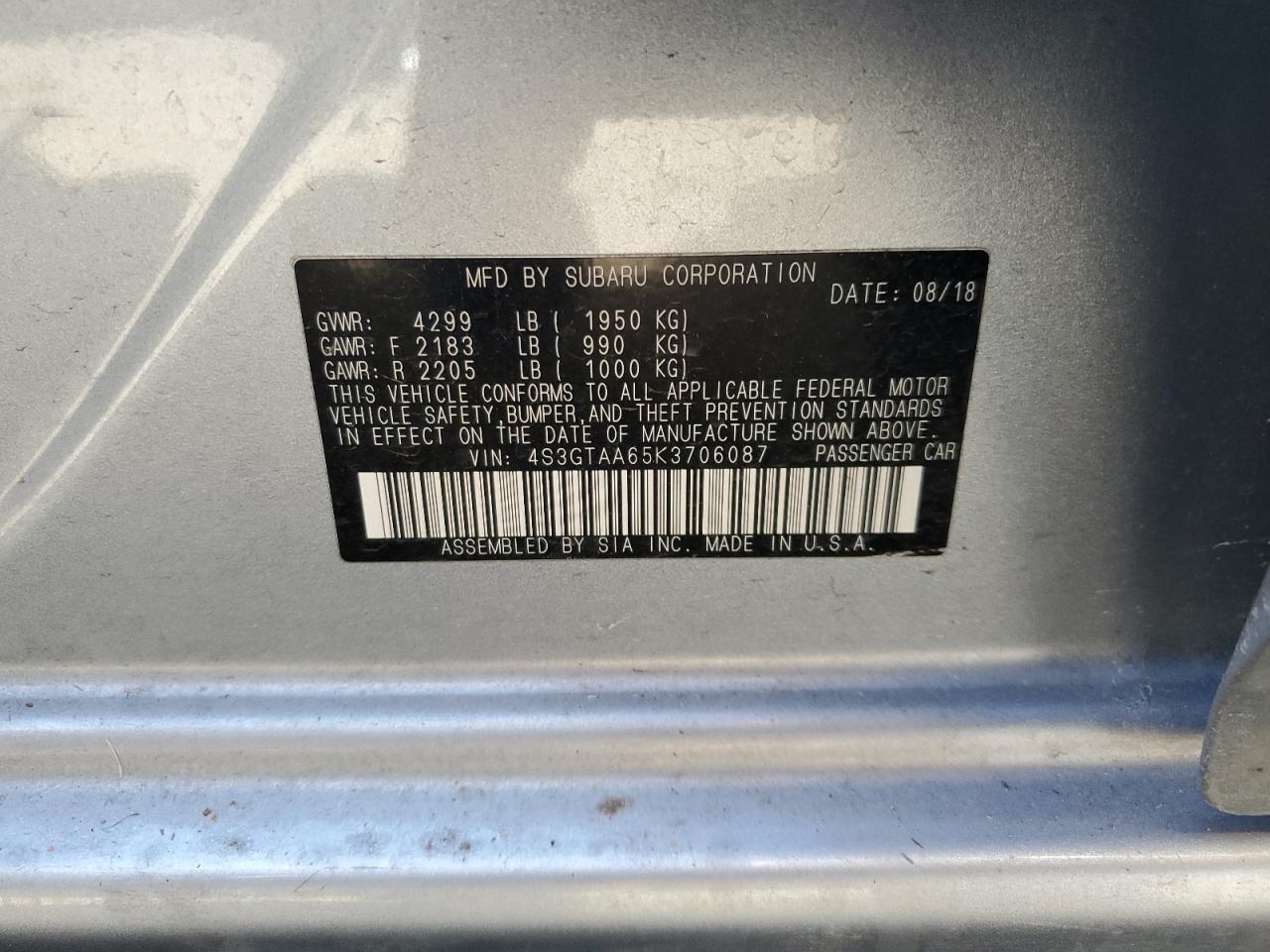 2019 Subaru Impreza - Image 14