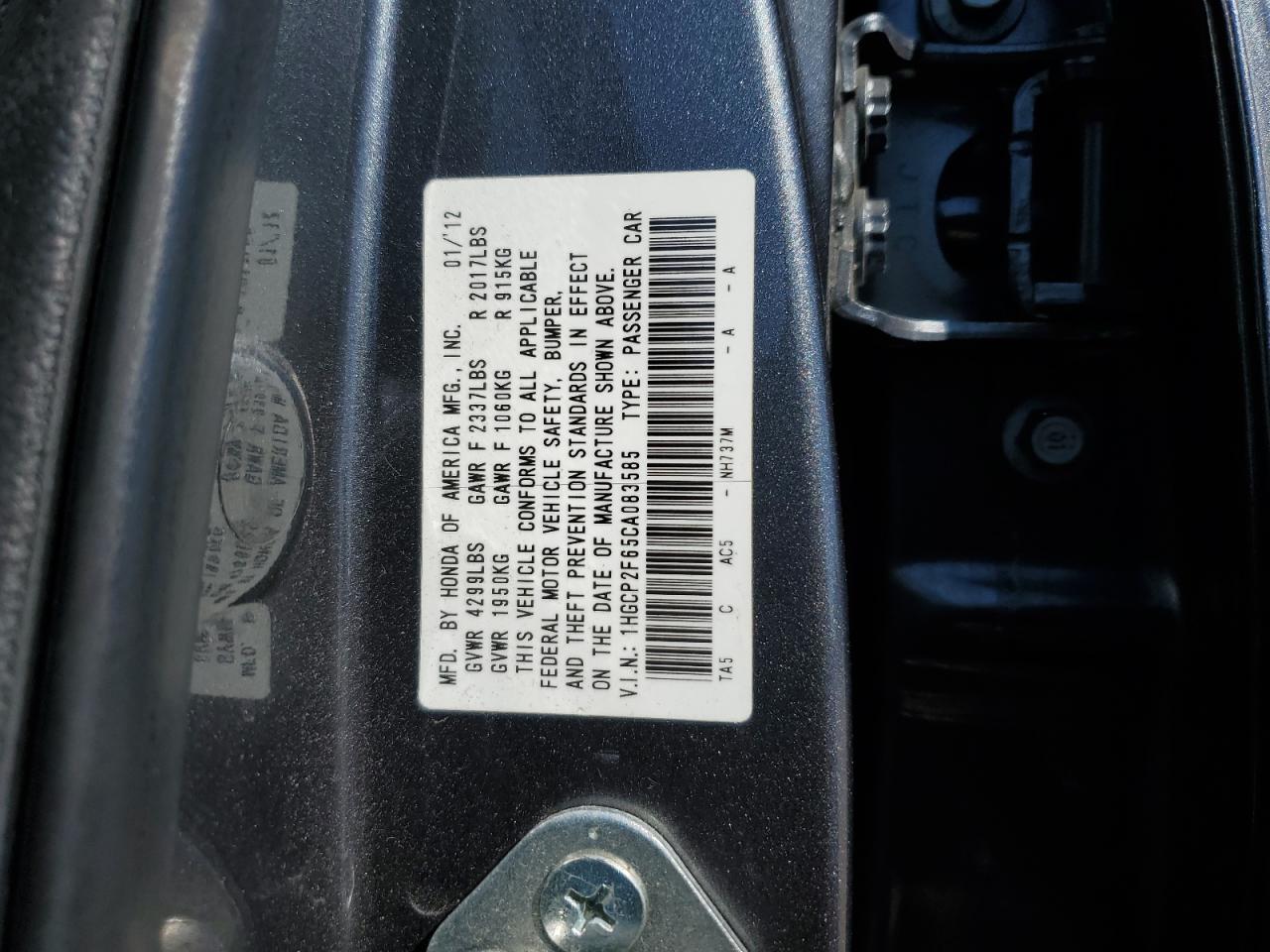 2012 Honda Accord - Image 14