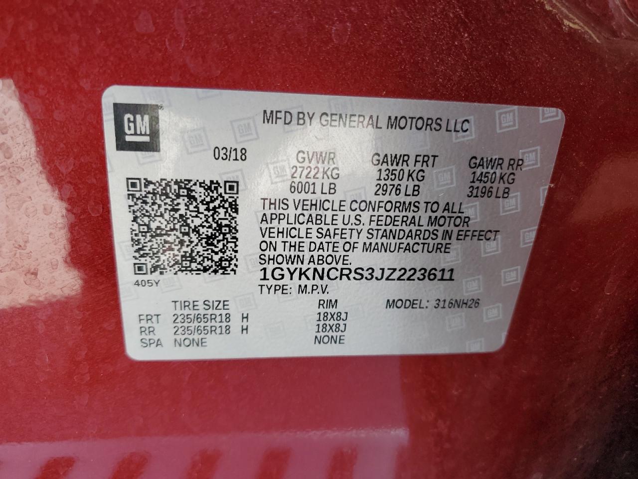 2018 Cadillac XT5 - Image 13