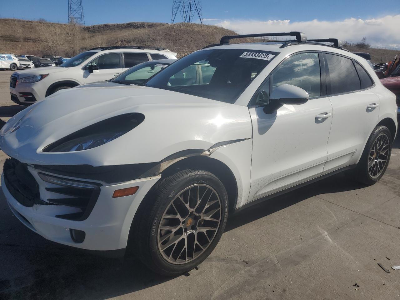 2018 PORSCHE MACAN WHITE VIN: WP1AB2A51JLB34549