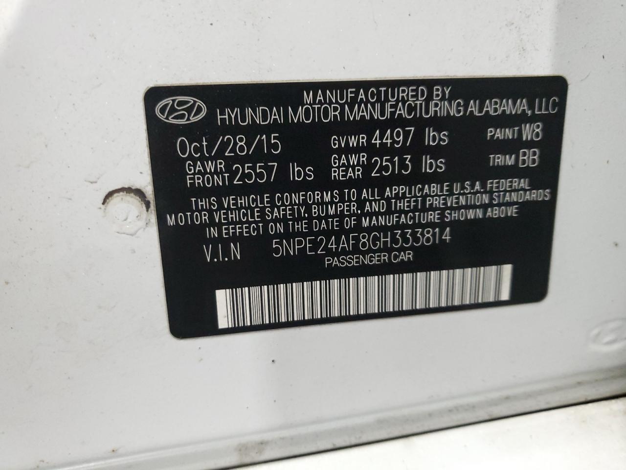 2016 Hyundai Sonata - Image 13