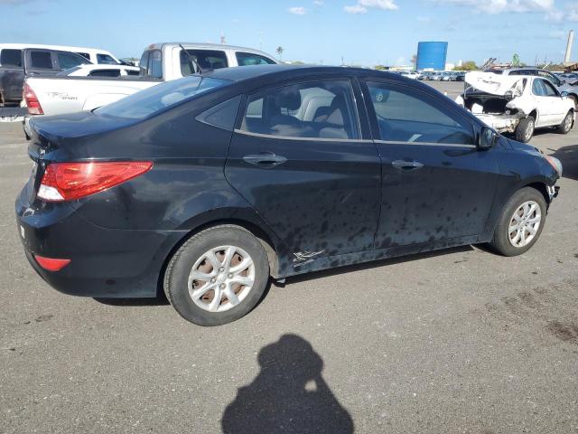  HYUNDAI ACCENT 2012 Чорний