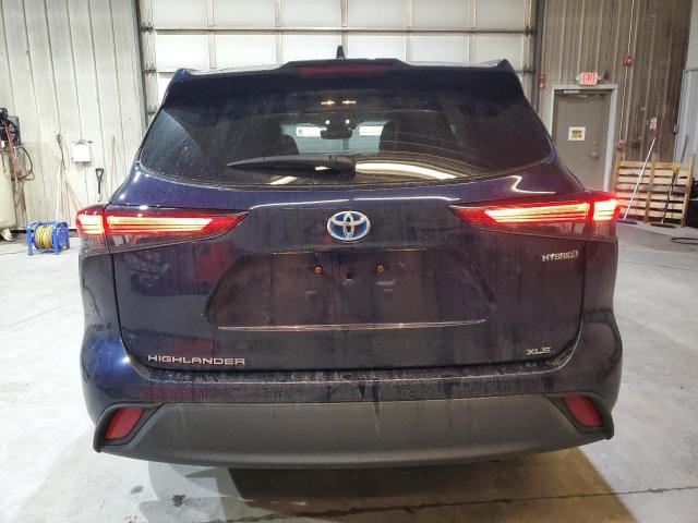  TOYOTA HIGHLANDER 2021 Blue