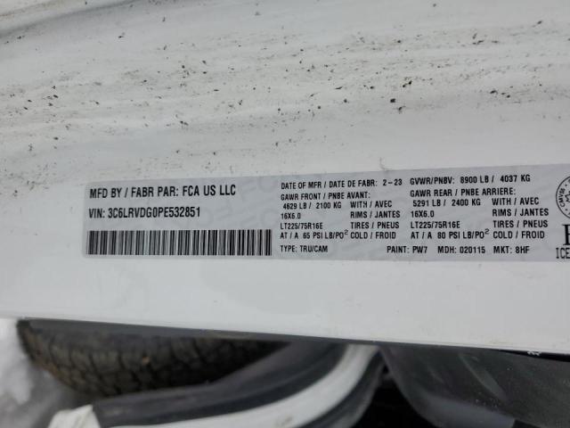 2023 RAM PROMASTER 2500 2500 HIGH