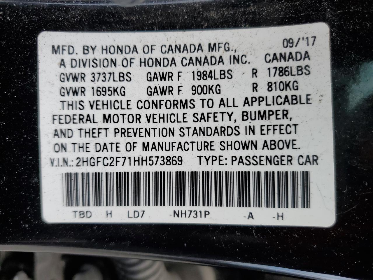 2017 Honda Civic - Image 14