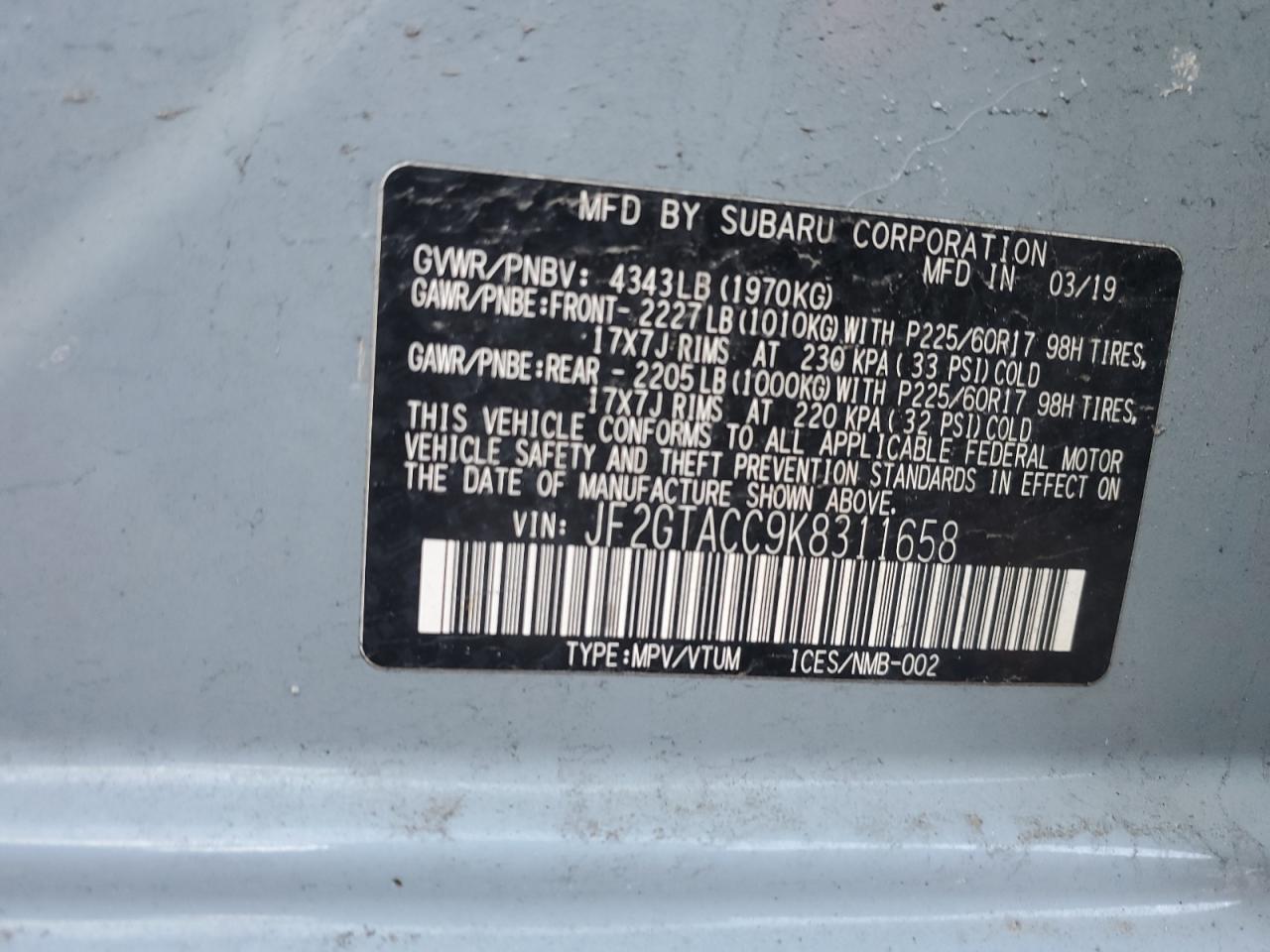 2019 Subaru XV - Image 12