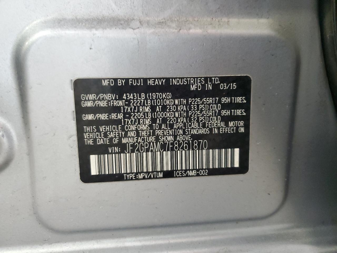 2015 Subaru XV - Image 14