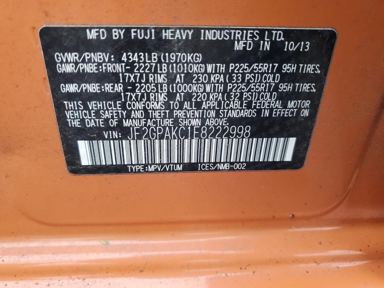 2014 Subaru XV - Image 13