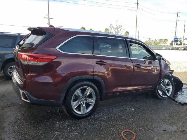  TOYOTA HIGHLANDER 2017 Burgundy