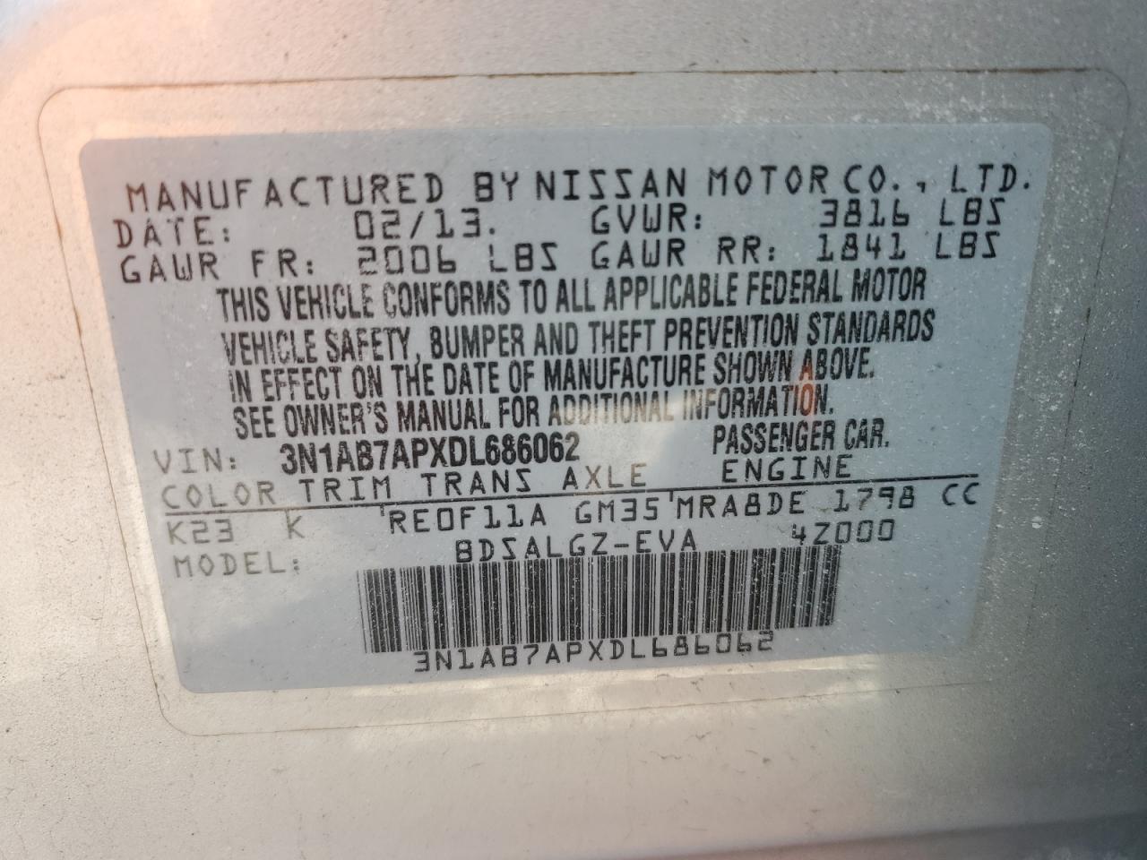 2013 Nissan Sentra - Image 12