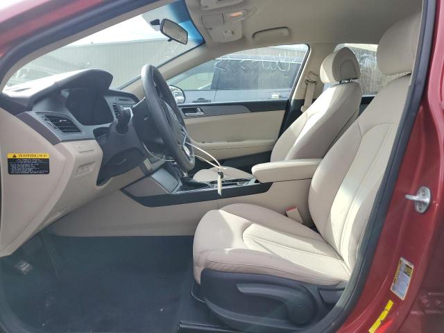 Sedans HYUNDAI SONATA 2015 Czerwony