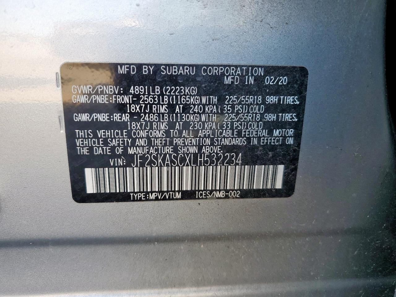 2020 Subaru Forester - Image 13