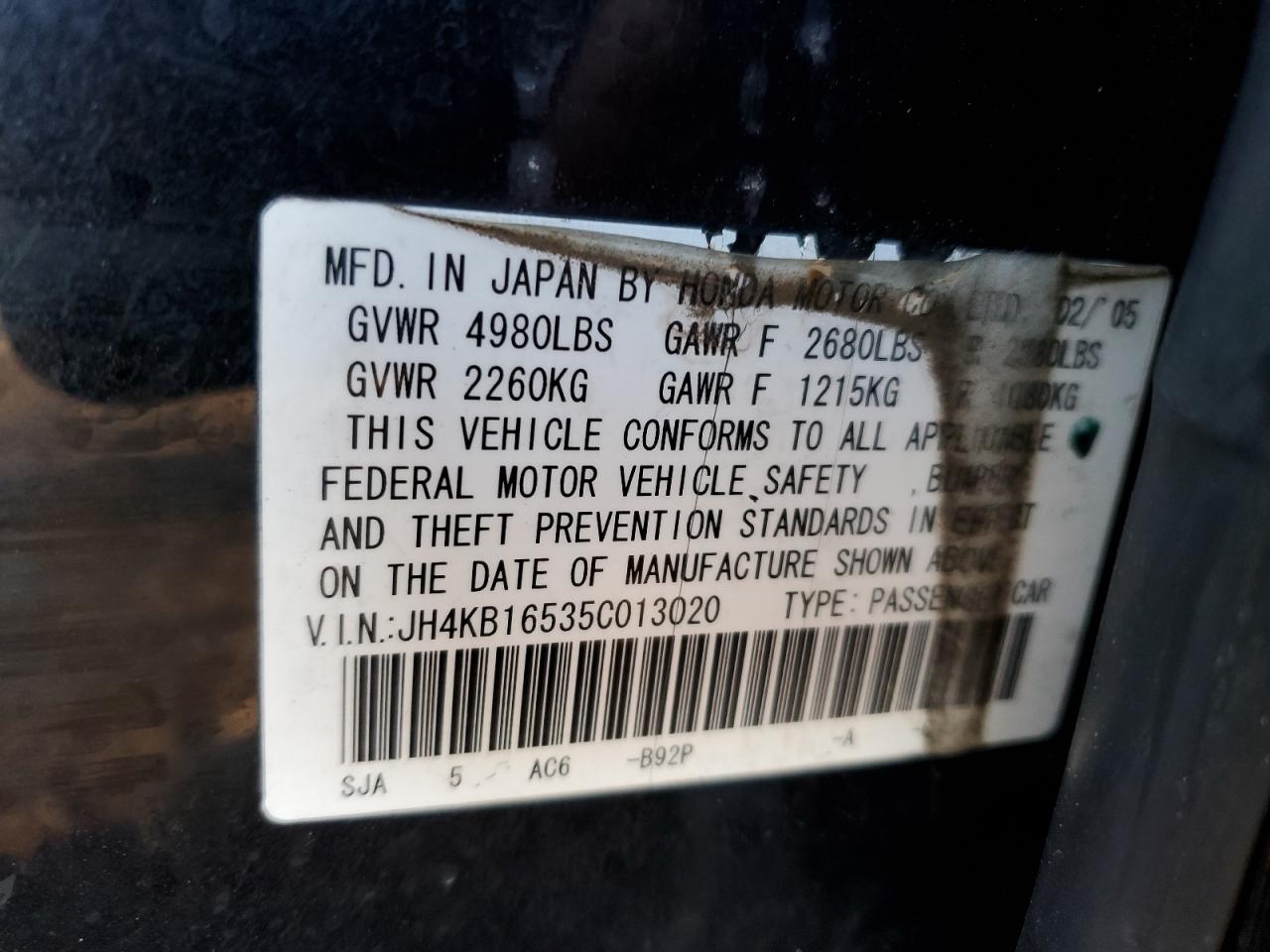 2005 Acura RL - Image 14