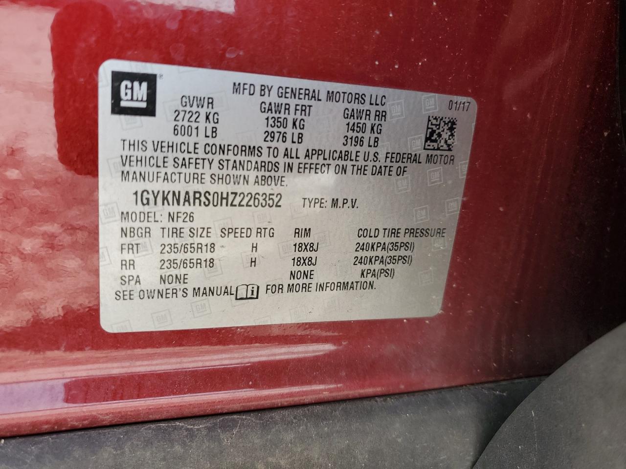 2017 Cadillac XT5 - Image 13